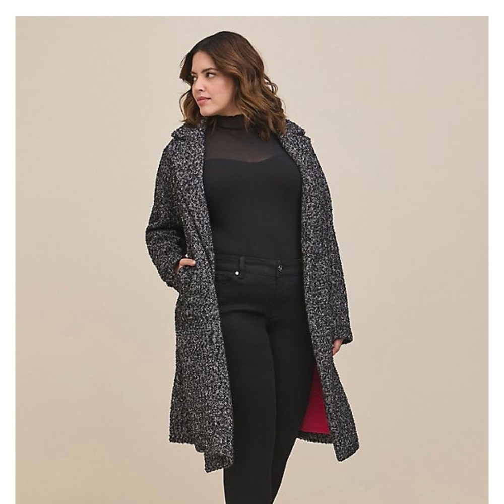 Torrid Boucle Statement Coat
